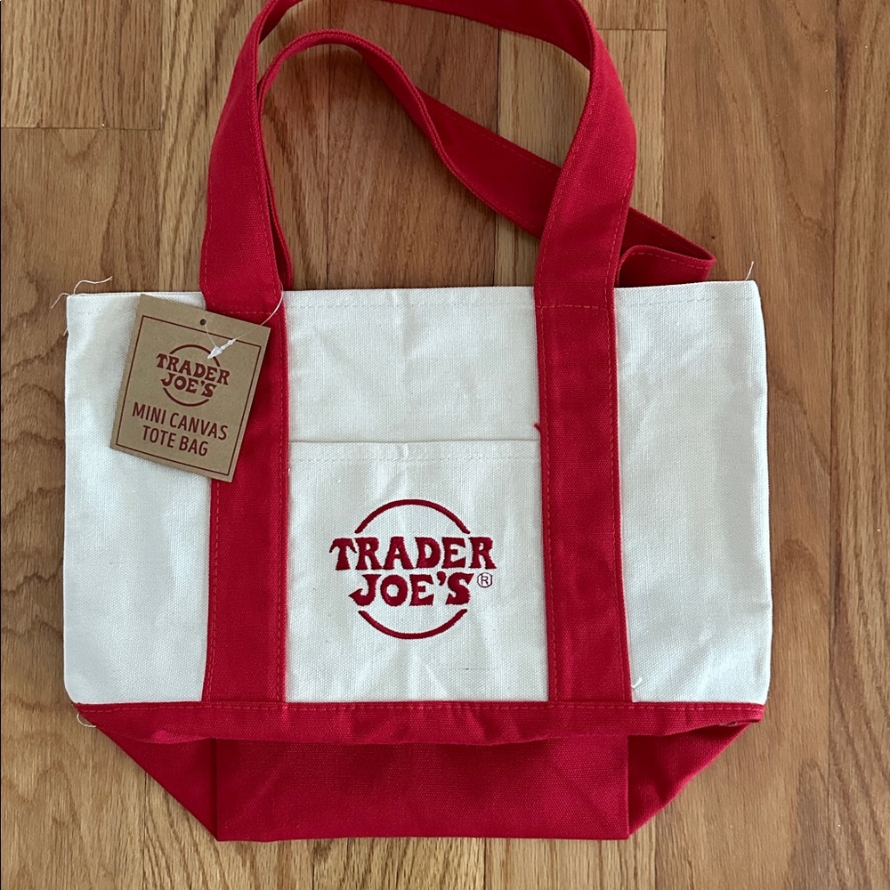 NWT Trader Joe’s Mini Canvas Bag